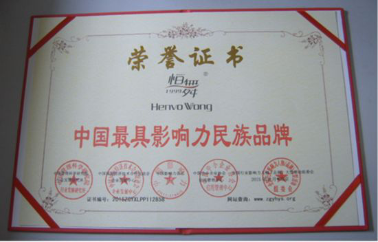 影响力民族品牌