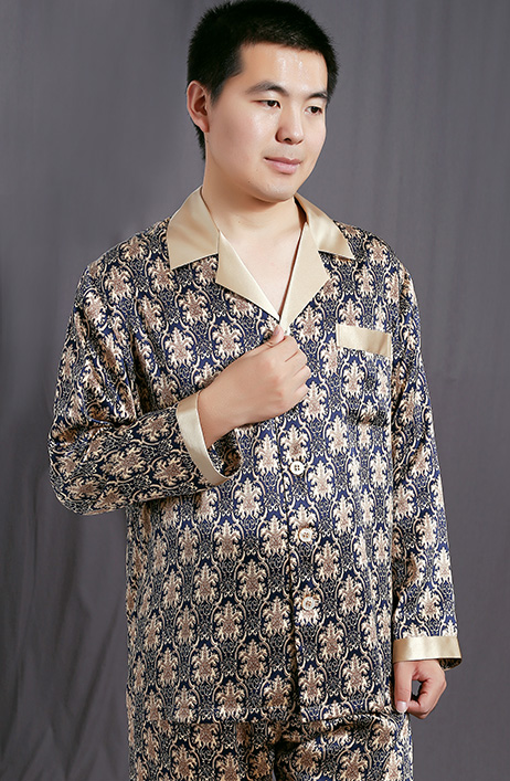 恒舞丝绸男士真丝睡衣，男士真丝睡衣批发，男士真丝睡衣批发，男士真丝睡衣厂家，恒舞丝绸 (9)