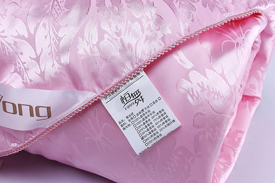 粉色蜘蛛提花柞蚕丝被b