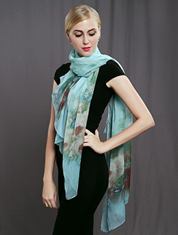 真丝围巾