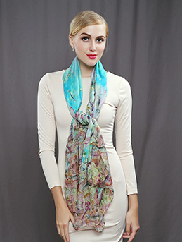 真丝围巾